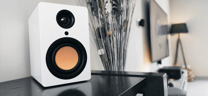  - Mitchell Acoustics uStream One | Photos des enceintes bibliothèque